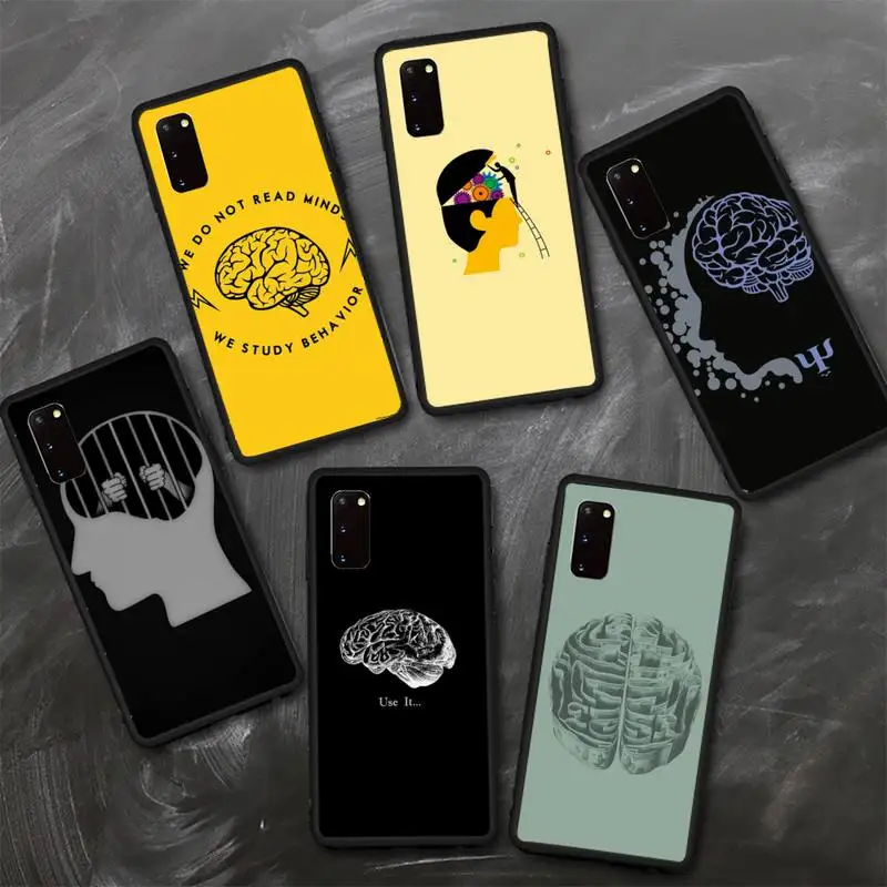 

Psychologist Profession Psychology Phone Case For Samsung S8 S9 S10 E S20 S21 S30 5G Edge plus lite Cover Fundas Coque