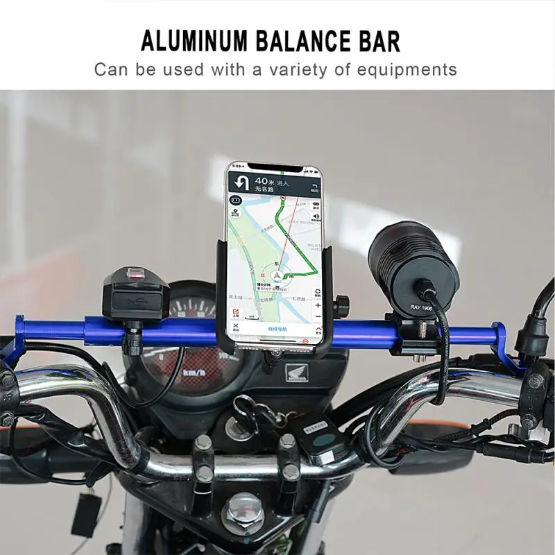 

Motorcycle extension handlebar balance bar electric car bibcock multi-function headlamp bracket Motorcycle Parts