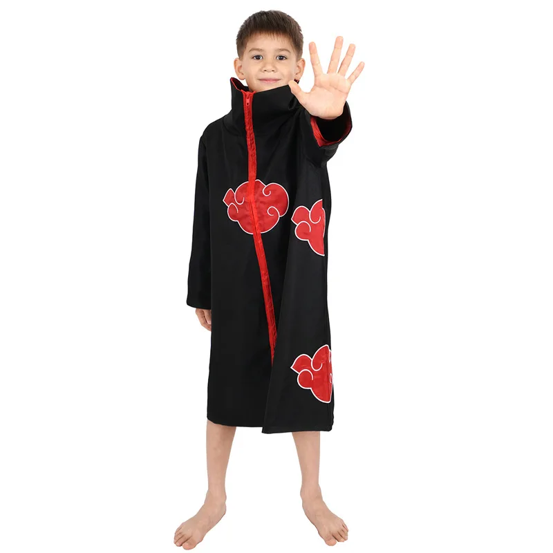 Плащ Акацуки Итачи Косплэй костюм для детей боли Дейдара маскарадный в стиле