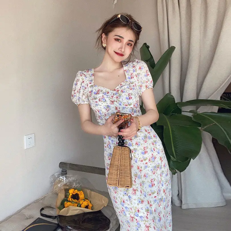 Женское платье миди BP элегантное ТРАПЕЦИЕВИДНОЕ ПЛАТЬЕ в Корейском стиле с