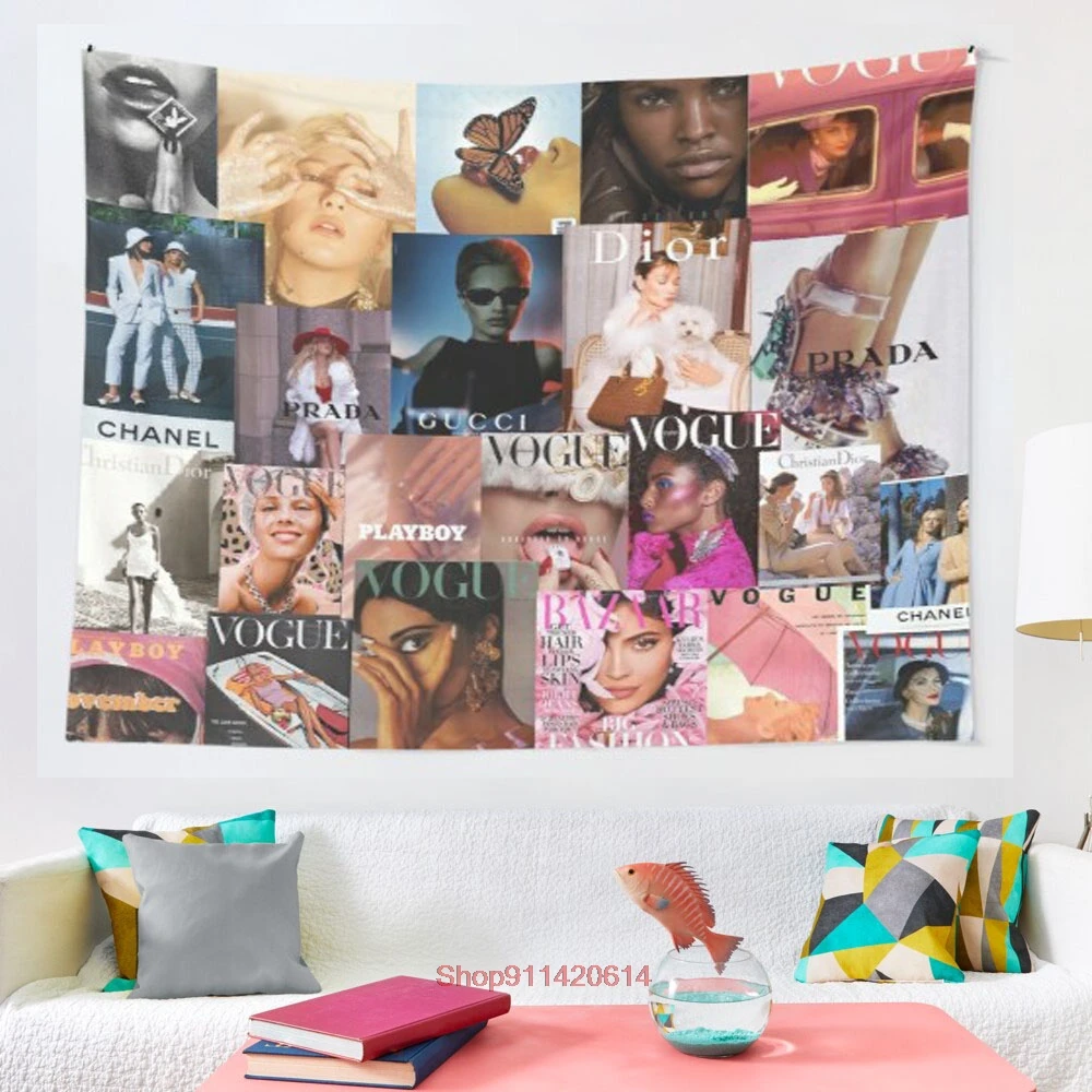 Vsco коллаж boujee № 2 гобелен для спальни украшение дома новогодвечерние большой