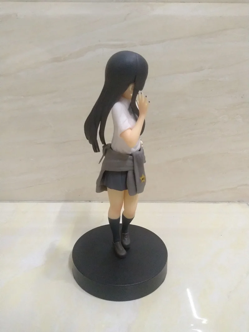 Аниме K ON! Экшн фигурка Akiyama Mio 5th Ver ПВХ Коллекционная модель кукла игрушка 18