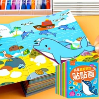 24 books childrens sticker book 3 6 baby paste stickers cartoon sticker stickers enlightenment educational toys early education