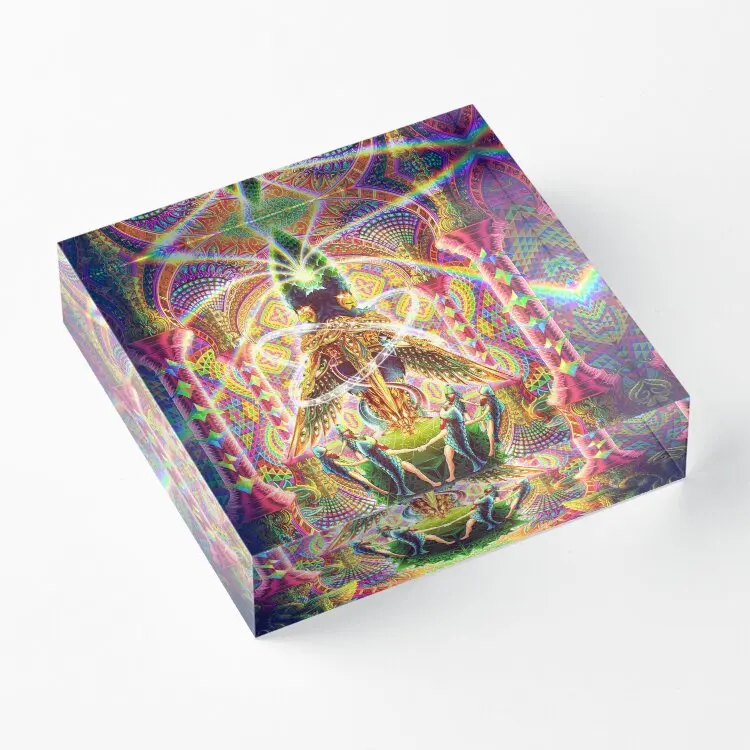 

Death By Astonishment Acrylic Block Family Room Transparent Decor Wedding Clear Art Cute Bedroom Decoration Print Fashionable
