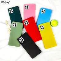 for samsung galaxy m32 case silicone soft candy color tpu rubber protective case for samsung m32 a22 a52 a72 cover galaxy m32