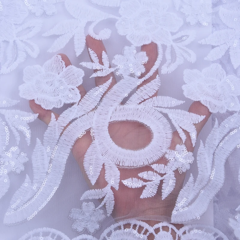 2020 новая чистая белая африканская кружевная ткань высокого качества французская