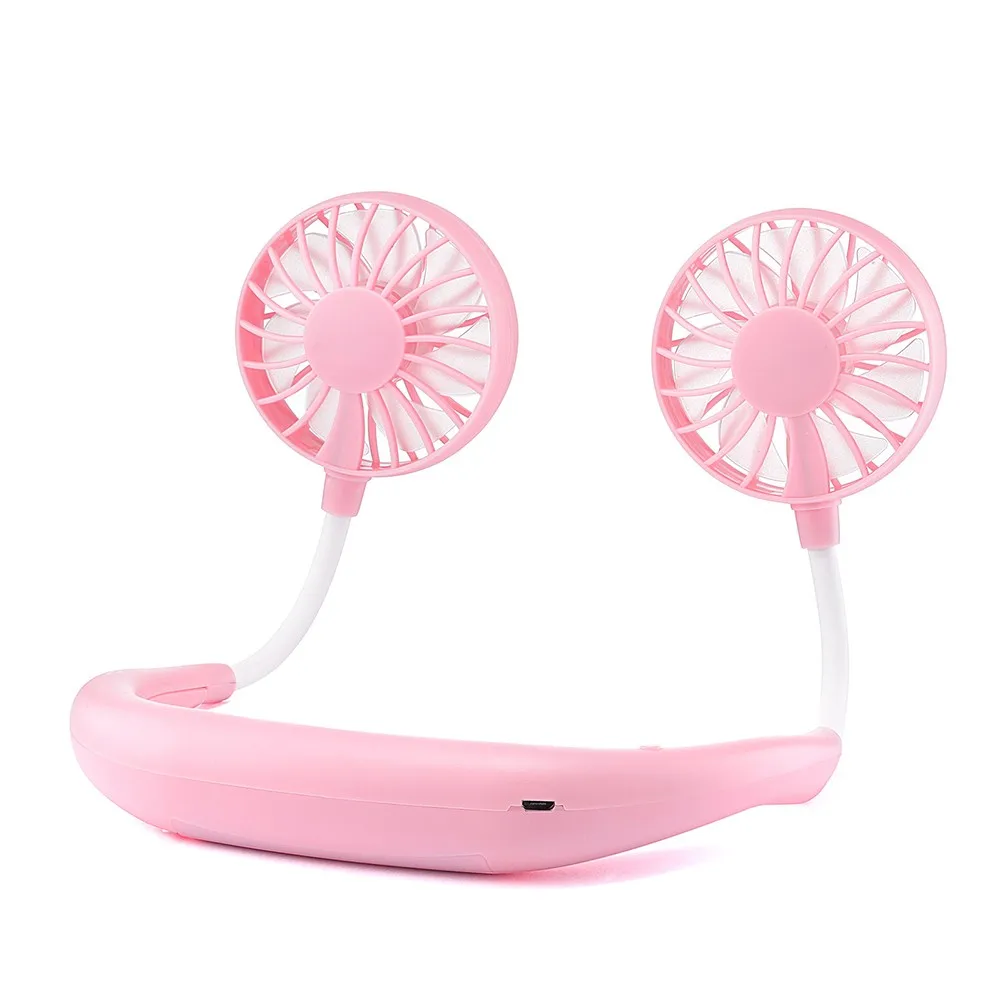 Новый шейный вентилятор Ручной спортивный 3 скорости регулируемый переносной