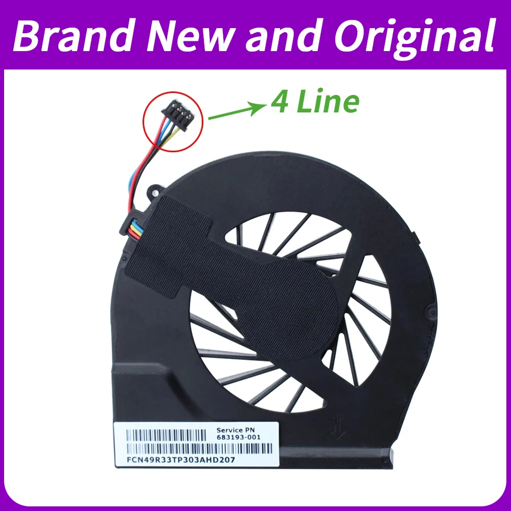 Новый вентилятор охлаждения для ноутбука кулер процессора 4 контакта замена