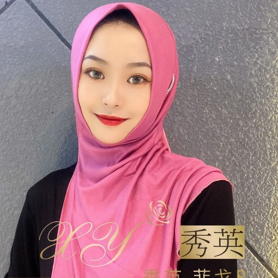 Новый дизайн разрез заканчивается мгновенный мусульманский хиджаб Исламская