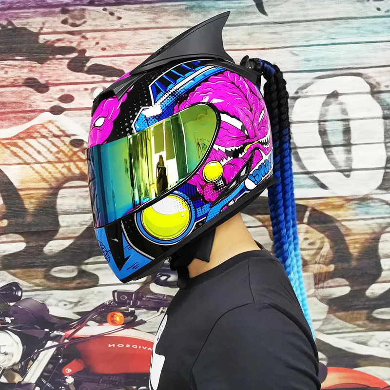 Шлем мотоциклетный с защитой от волос 310 | Автомобили и мотоциклы