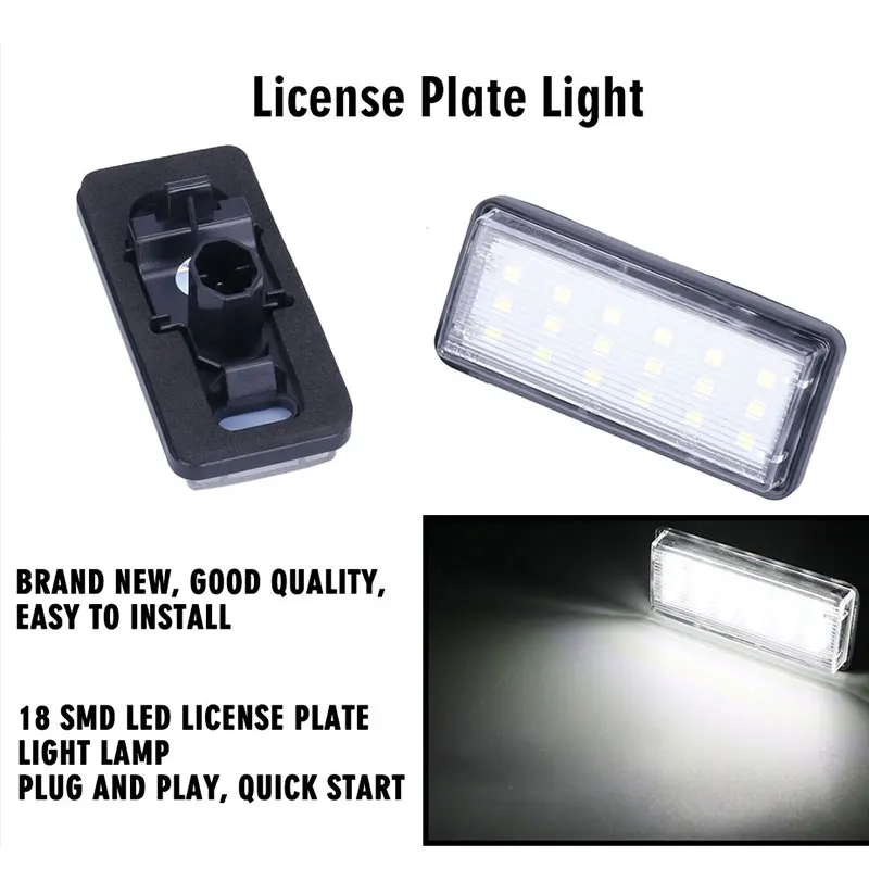 Hlxg безошибочный белый Автомобильный светодиодный светильник номерного знака