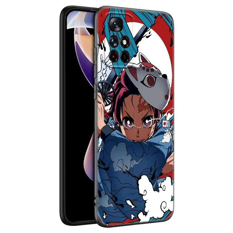 Чехол для телефона с аниме рассекающий демонов камадо танджиро Xiaomi Redmi Note 11 10 9 8 T