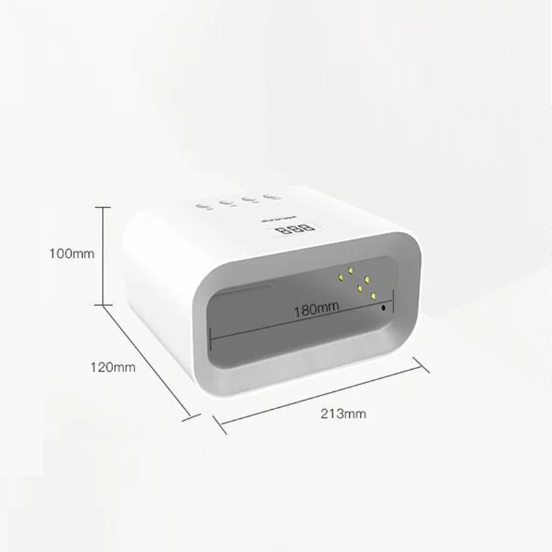 Перезаряжаемые ультрафиолетового света на гвозде лампа 90 W/36 W/6 W гель лака для