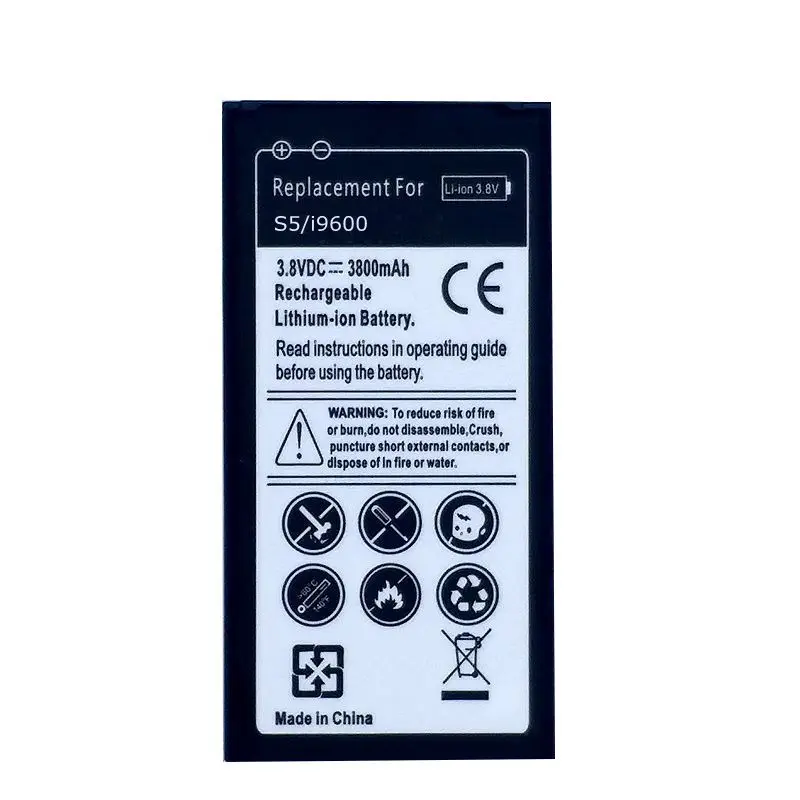 Батарея для телефона Samsung Galaxy S5 G900S G900F G9008V 9006v G900 G870 G870A 9008 Вт 9006 S 5 аккумуляторные