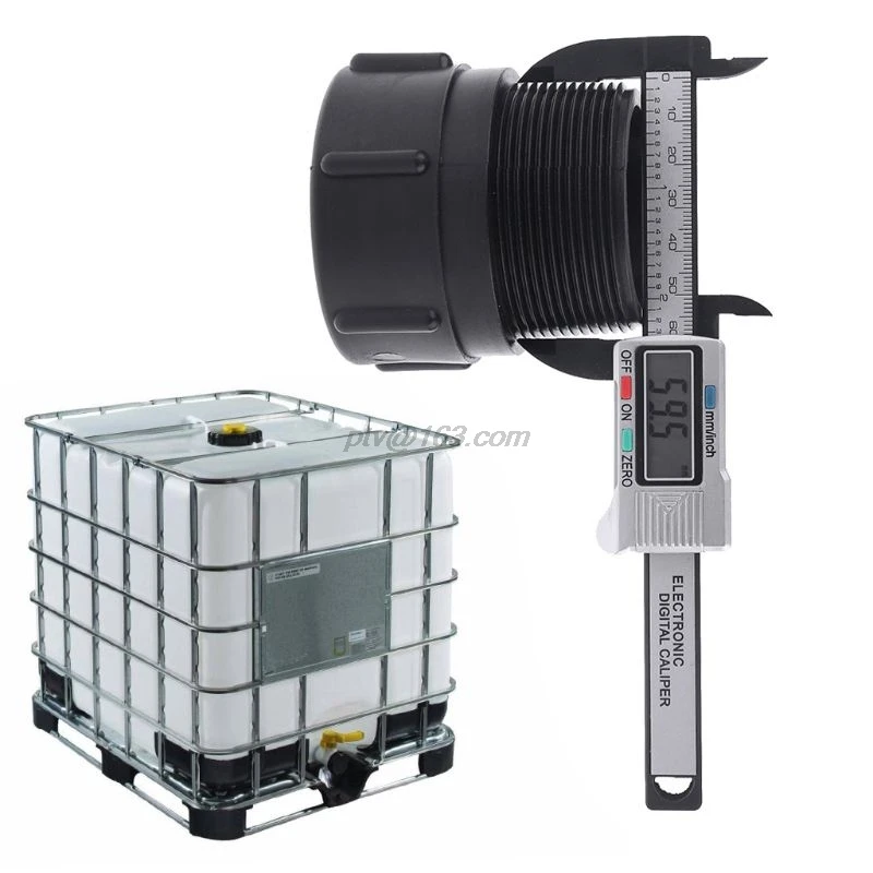 1000л IBC Tote бак садовый шланг сверхмощный адаптер BSP бочки клапан части S60x6 женский