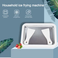 ice cream tool diy homemade pan home mini with shovel portable fried frozen yogurt ice maker double layer hollow stainless steel