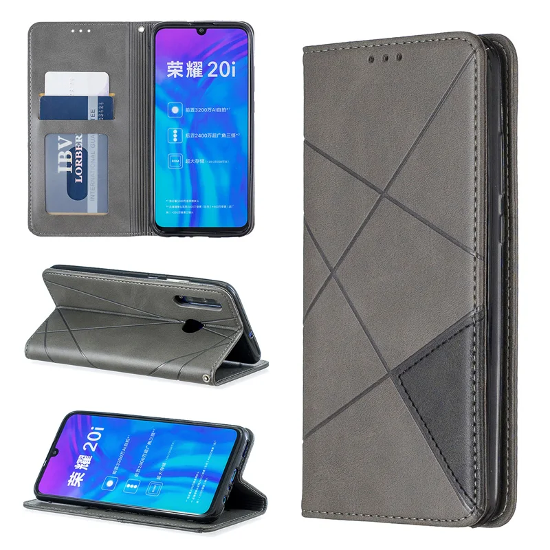 Флип чехлы для huawei P30 Pro P20 Lite 2019 чехол кошелек мобильного телефона на P Smart Plus Z TPU