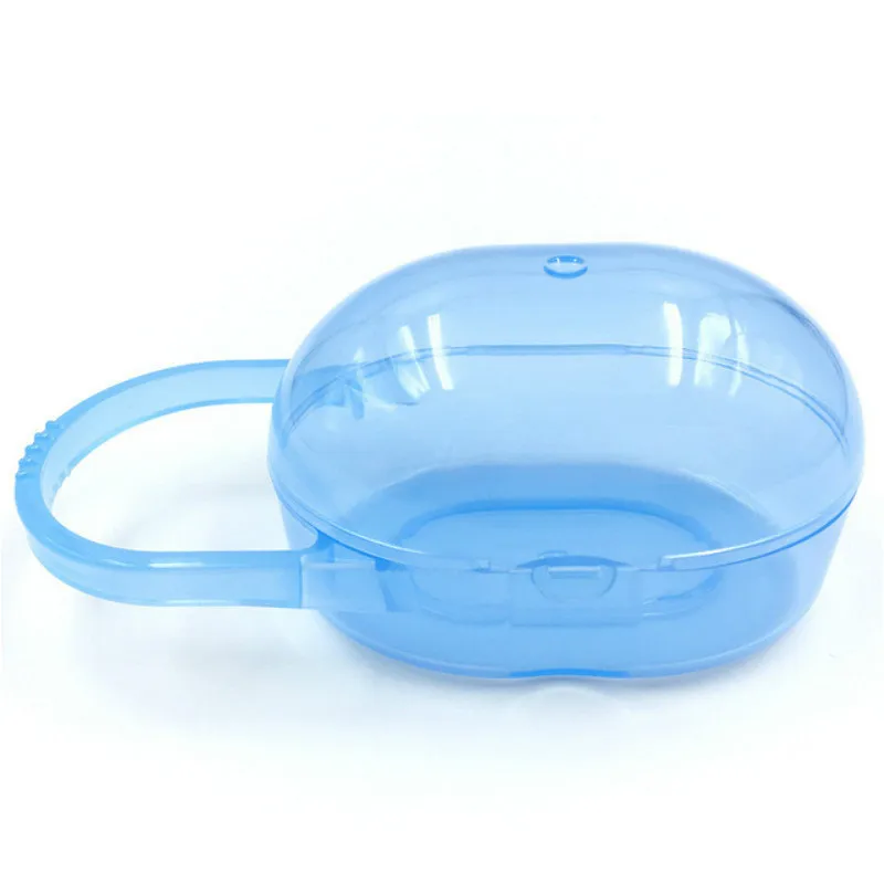 

1PCS Baby Box Pacifier Baby Solid Box Soother Container Holder Box Travel Storage Case Safe Holder Pacifier Plastic Box