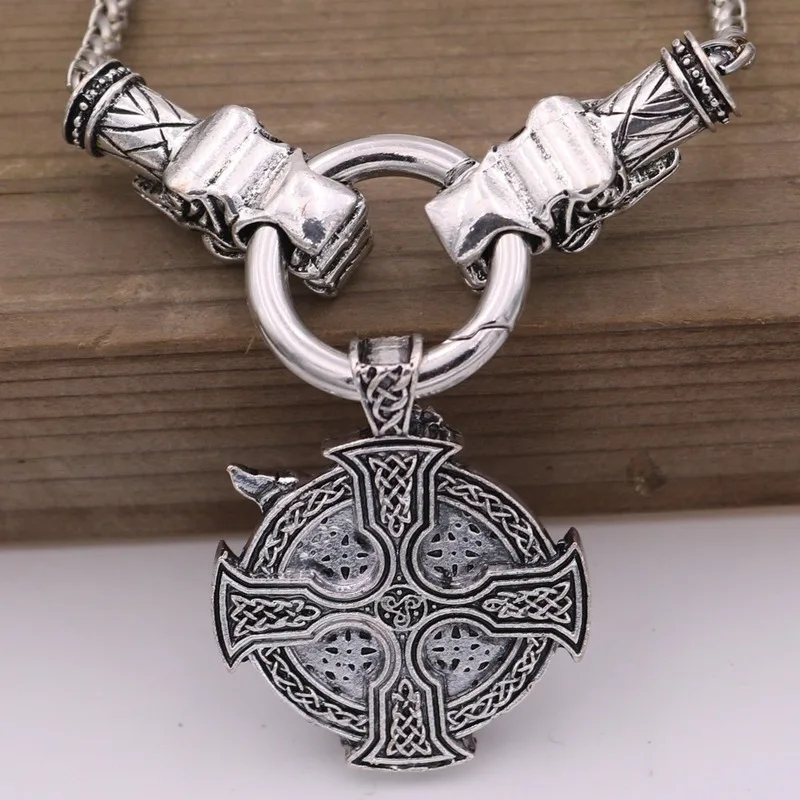 Модное мужское ожерелье с подвеской в стиле викингов воинов скандинавской