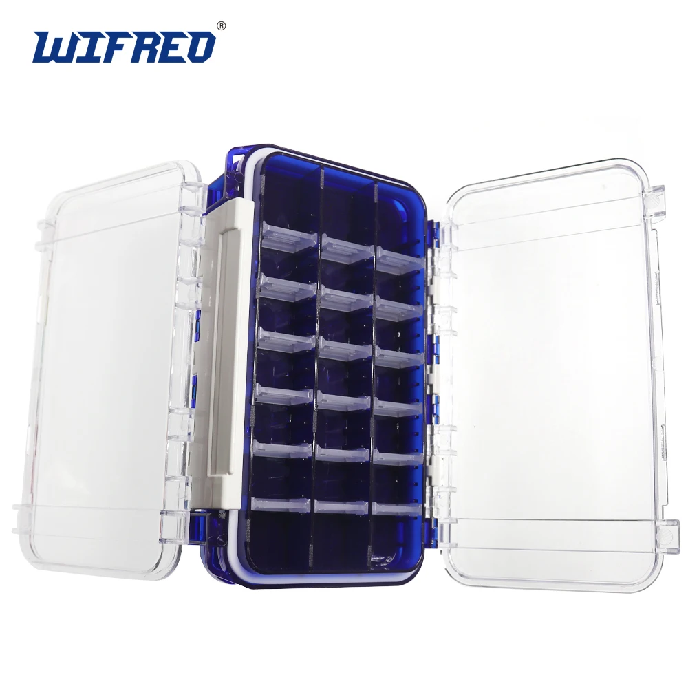 

Wifreo 1PC 17cm x 10cm Waterproof Fishing Fly Box Sturdy Engineer Fishing Accessories Cases for Lead Head Jig Hook Big Streamers