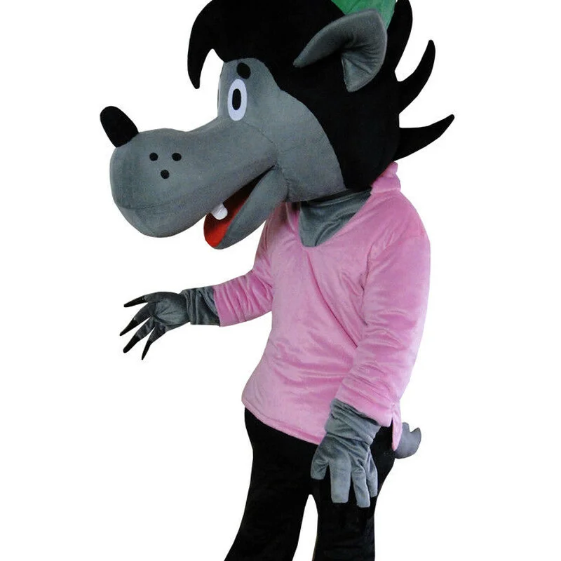 Милый костюм талисмана на Хэллоуин Костюм Волка Маскарадного костюма