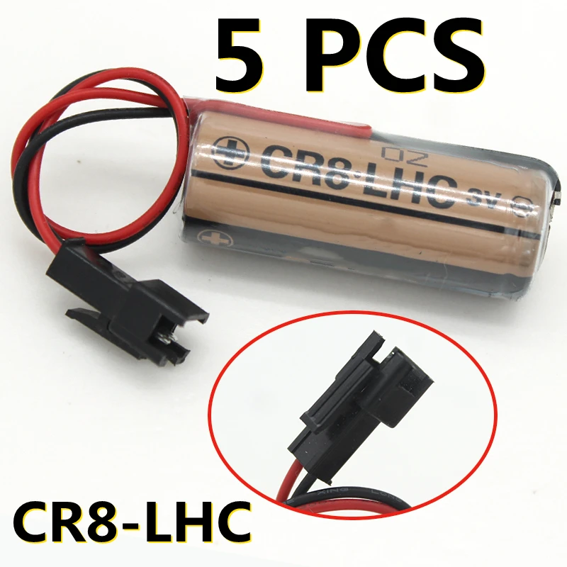 5 шт. новый оригинальный для FDK CR8 CR8.LHC 3V CR17450SE CR17450 фотоэлемент с черным разъемом Бесплатная доставка
