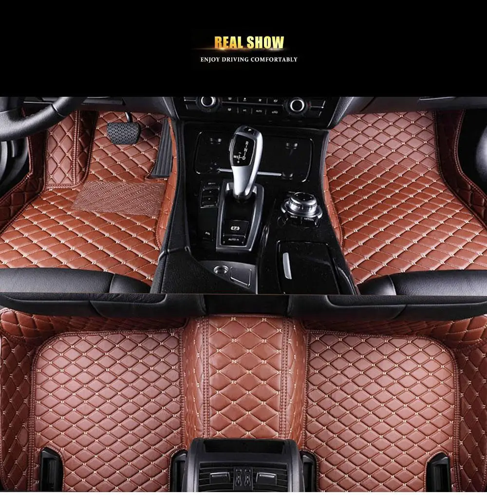 

Rownfur Factory direct supply full seasons manufacturers customized Interior Accessories pvc car mats