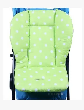 green dot cushion Детская коляска термоутолщенная подушка для сиденья матрац для коляски наволочка детская коляска автомобиль зонтик тележка - Цвет: green dot cushion
