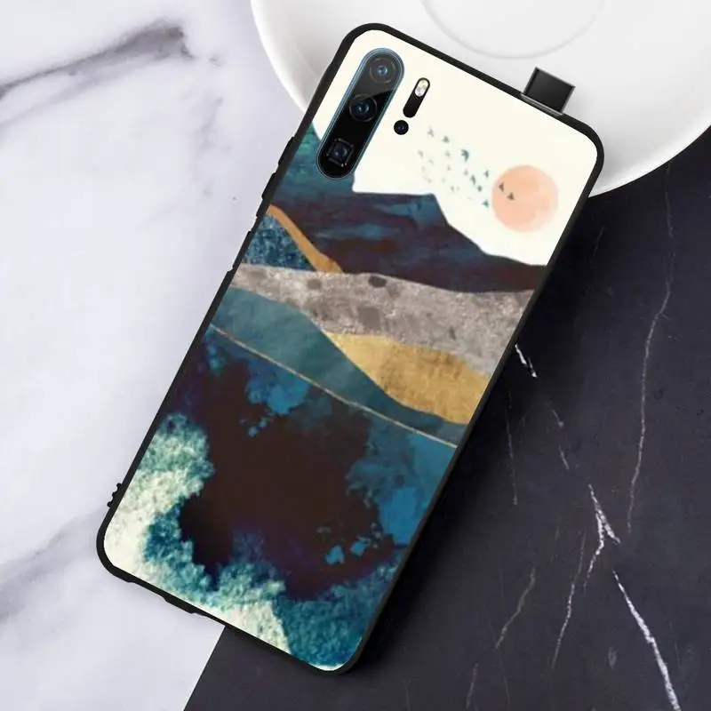 

Chic Marble Gold glitter pattern luxury mobile Phone Case shell For Huawei honor Mate P 10 20 30 40 Pro 10i 9 10 20 8 x Lite