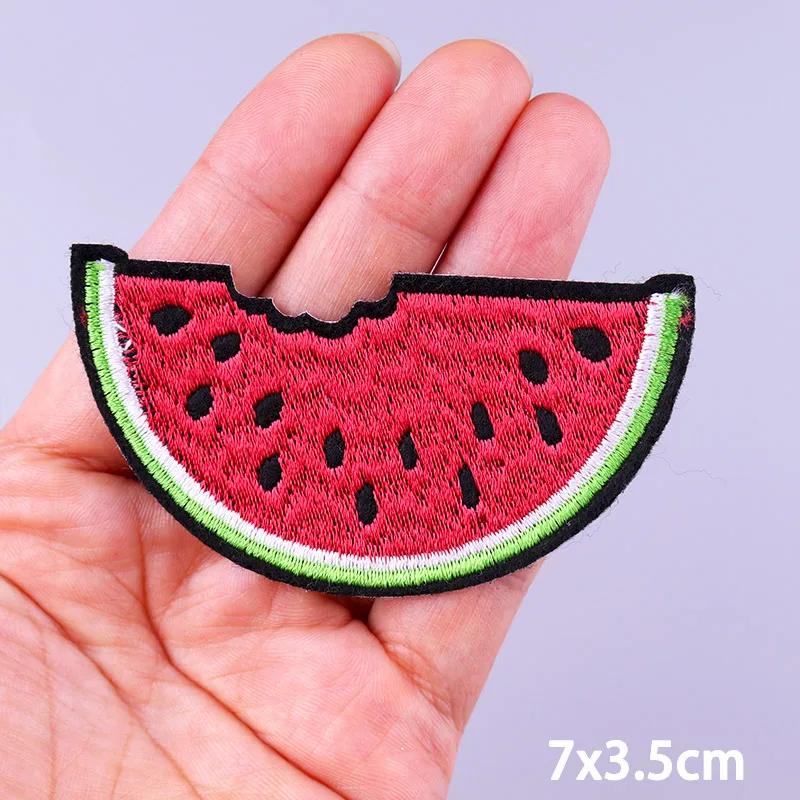 46 стилей оптовая продажа Мультяшные Подсолнухи вышивка арбузом термоклейкие