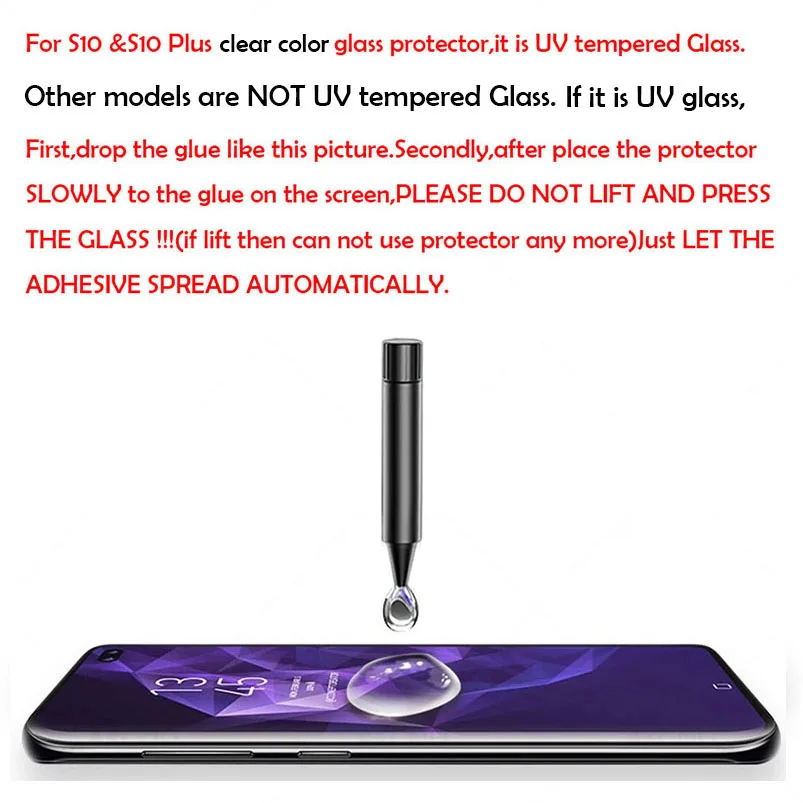 Закаленное стекло для защиты экрана Samsung galaxy s10 E S9 S8 plus Note 9 8 10 пленка с