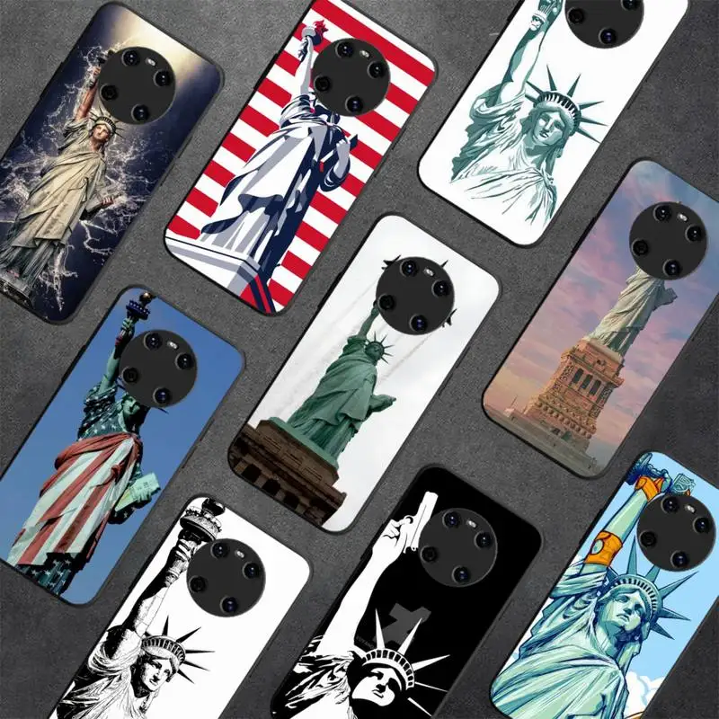 

The statue of liberty Phone Case For Huawei Y 5 Y6 2019 Y5 2018 Y9 2019 Luxury case for 9prime2019