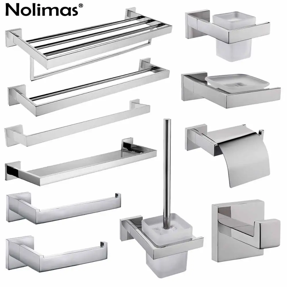 Нержавеющий набор аксессуаров для ванной комнаты из нержавеющей стали держатель