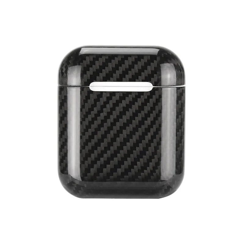 Чехол для наушников для AirPods Apple AirPods2 Беспроводная bluetooth-гарнитура защитный чехол из углеродного волокна