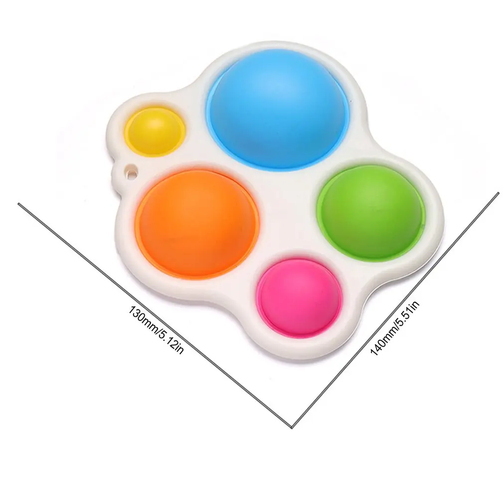 Силиконовые игрушки Fidget Snap ручной захват Антистресс игрушка для аутистов особые