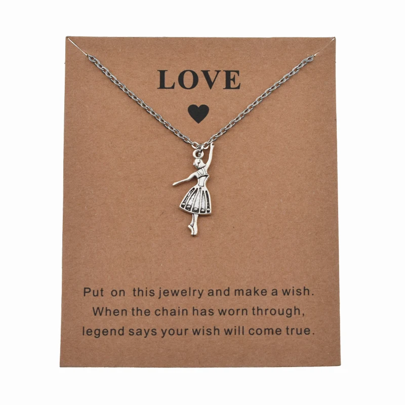 

Бролок-балерина Женский, с подвеской на цепочке