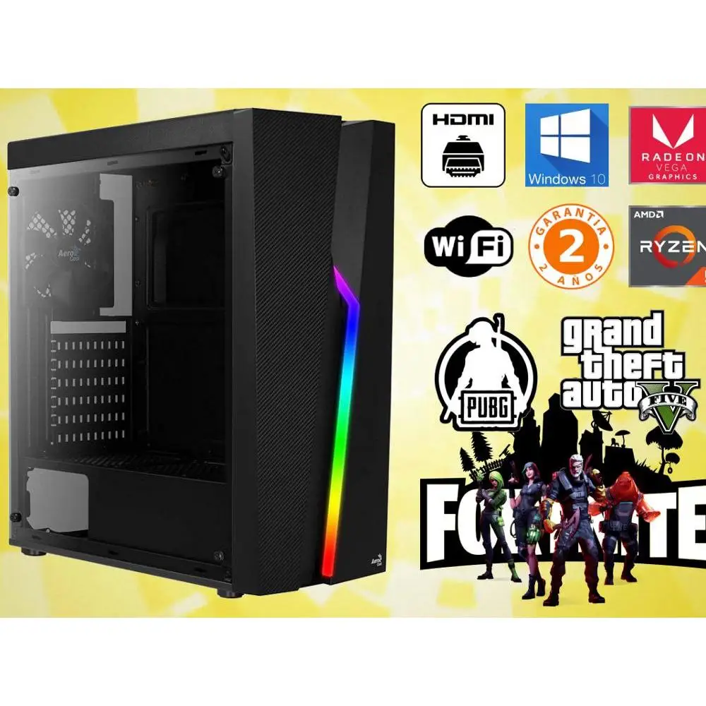  PC Gaming Ryzen 5 3400G 8 hard GB/16 GB RAM 500 GB/ТБ HDD 120/ 240 SSD GPU: RADEON RX VEGA 11 WINDOWS 10 2 года гарантии