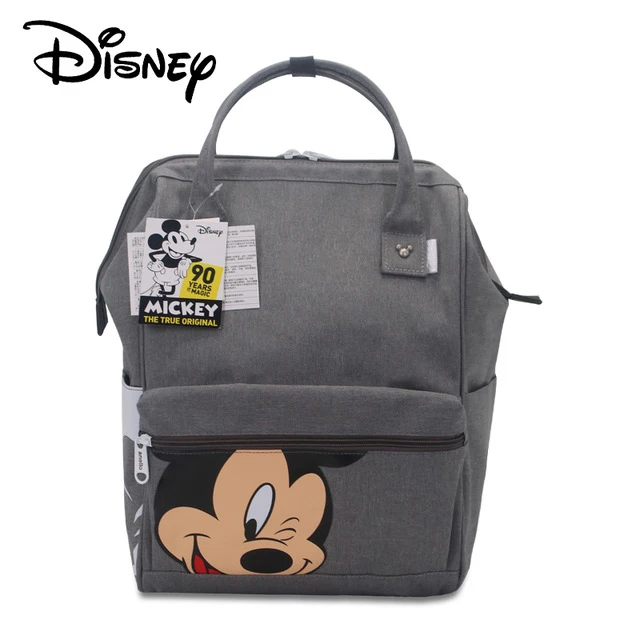 gray Disney новая сумка для подгузников рюкзак большой емкости водонепроницаемый Набор сумок для подгузников Мумия дорожный рюкзак для беременных кормящих сумки - Цвет: gray