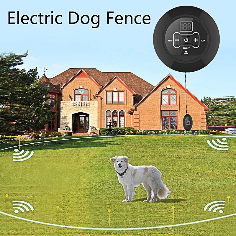 Ошейник для домашних питомцев Беспроводная электрическая система сдерживания