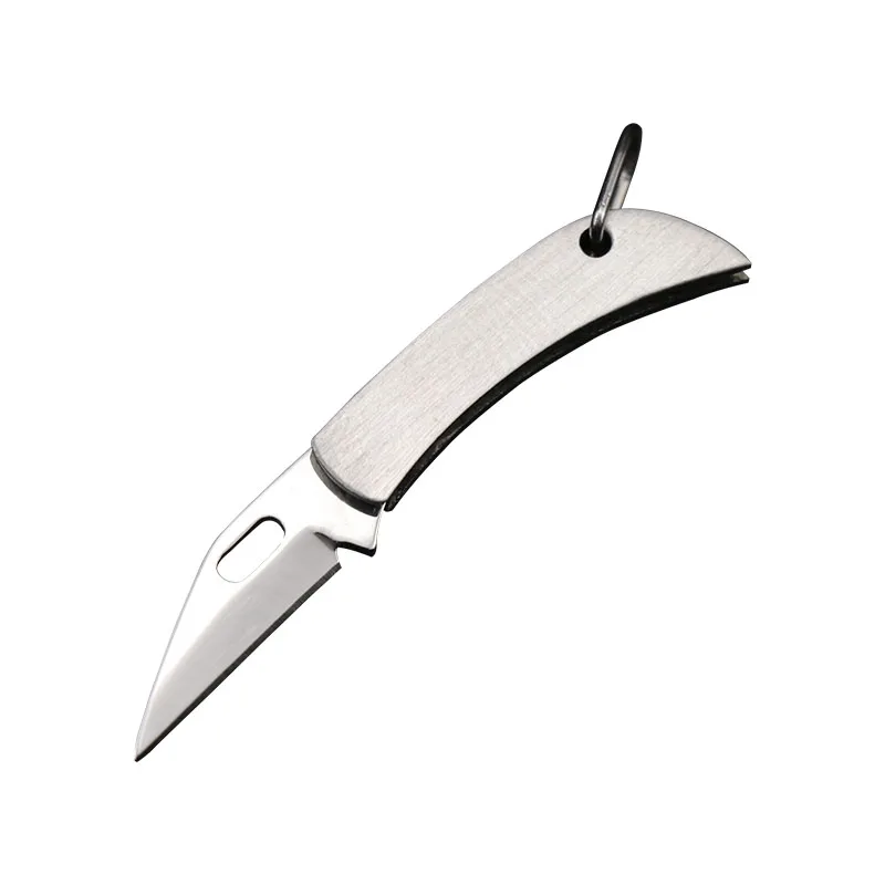 Лезвие из нержавеющей стали мини нож брелок для ключей ручной работы карманный