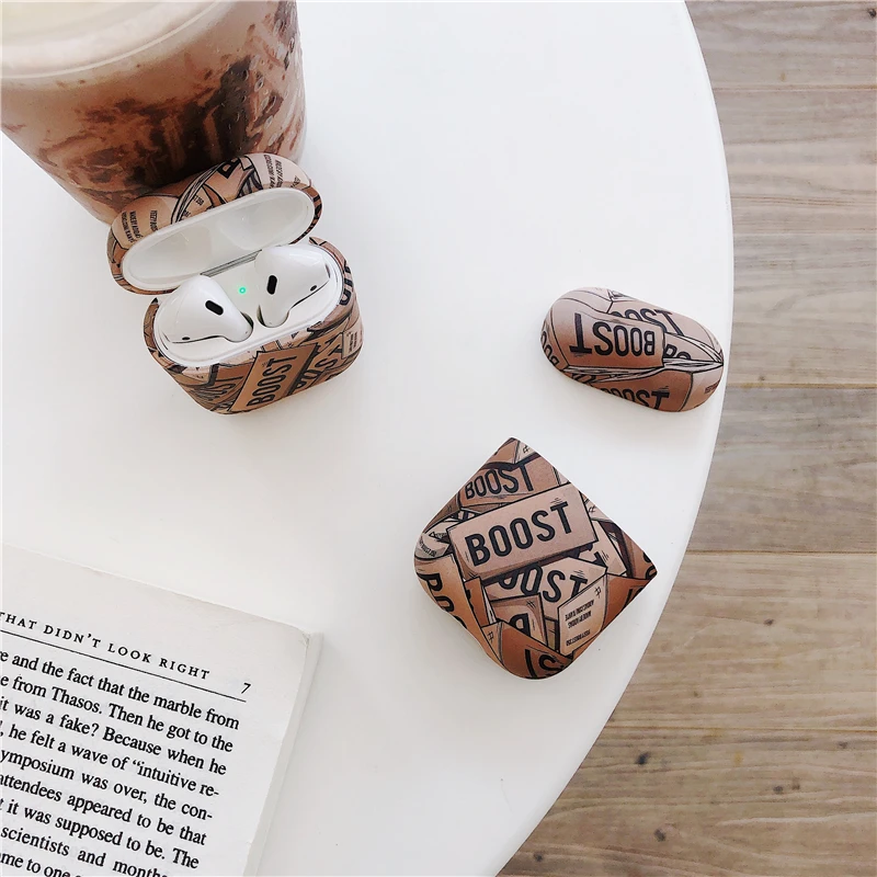 Новинка Беспроводная bluetooth гарнитура Усилитель чехол для Airpods 2 1 Kanye Omari West Trend 350