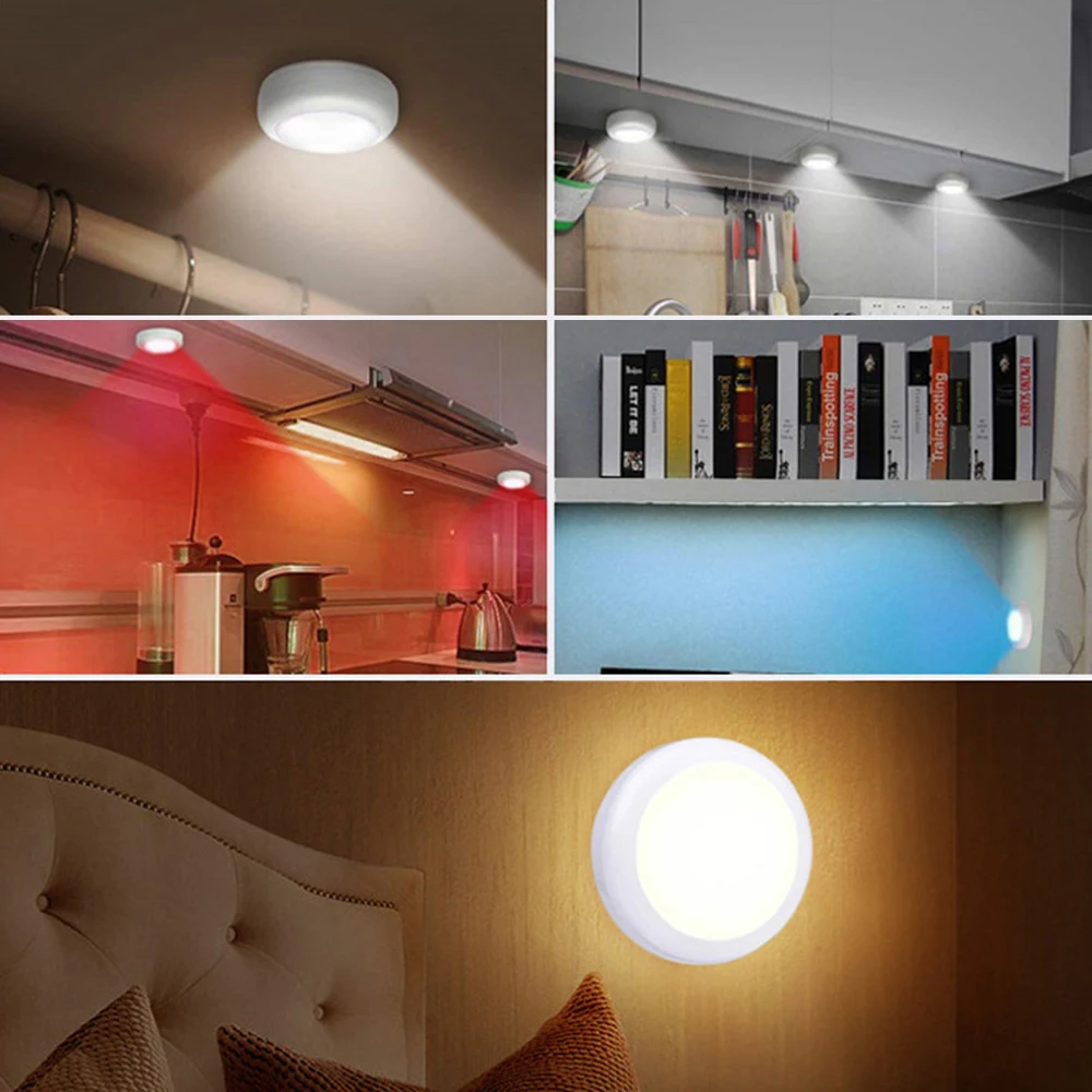 13 цветов Светодиодная подсветка под шкаф RGBW с регулируемой яркостью