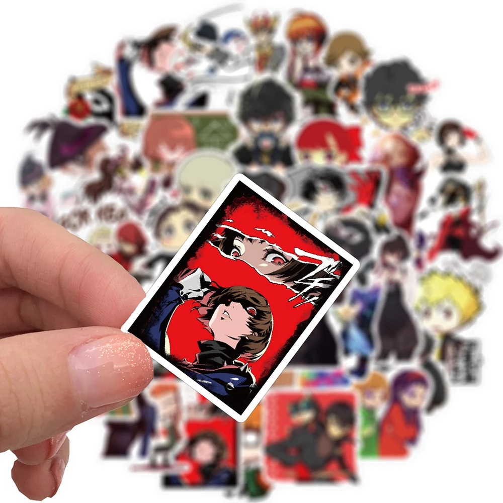 50 шт. Набор наклеек для детских ролевых игр Persona 5 Мультяшные аниме Стикеры