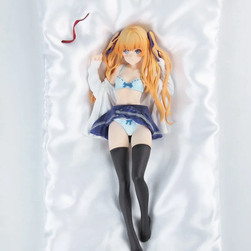 

23cm Anime How To Raise A Passerby Heroine Ying Lili Pillow Sleeping Position Action Figure PVC Collection Model Doll Toys Gift