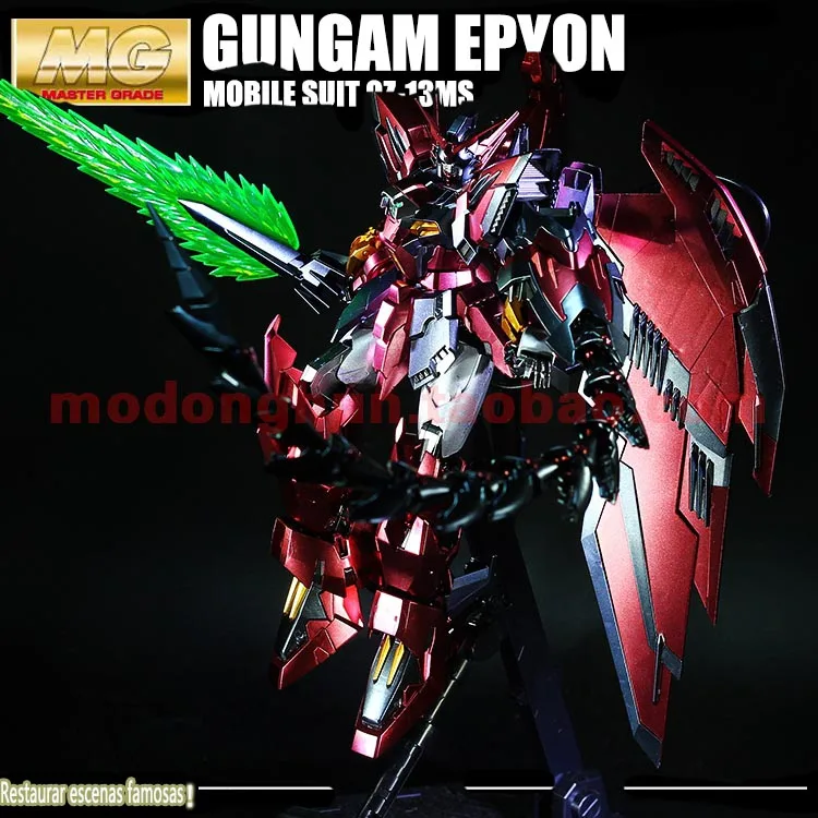 BANDAI MG 1/100 OZ-13MS gundamm Epyon EW версия металлическая окраска до дьявола Гандам Фигурки игрушек