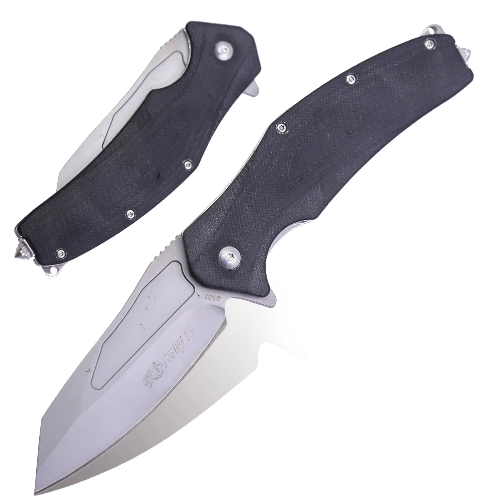 " ножи 55-56HRC Тактический Karambit складной нож охотничьи походные ножи выживания G10 ручка из нержавеющей стали 5Cr13 нож с лезвием