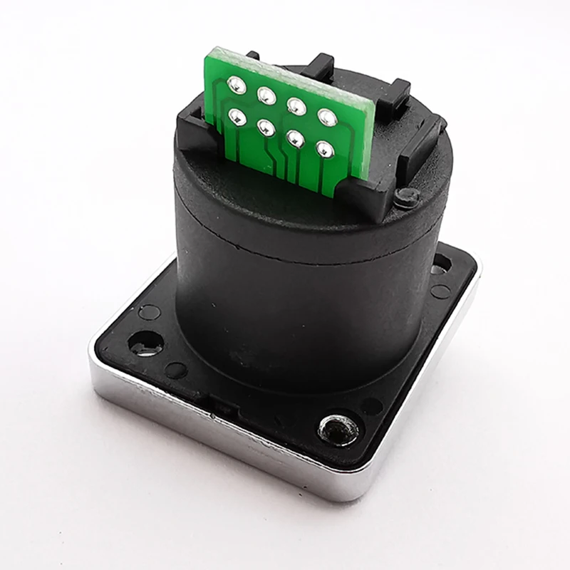RJ45 с разъемом печатной платы, RJ45 водонепроницаемый адаптер, IP65/67, опоры для женской панели RJ45 разъем Ethernet