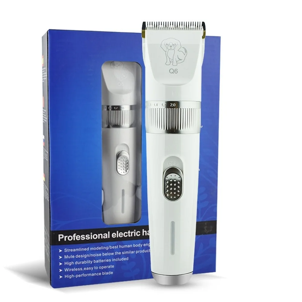 

Professional Pet Dog Hair Trimmer USB Electrical Clipper Grooming Shaver Lithium Battery Shaver Dog Shaving Kit