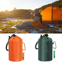 emergency survival sleeping bag pe tear resistant mater film camping hiking waterproof thermal insulation emergency blanket tent