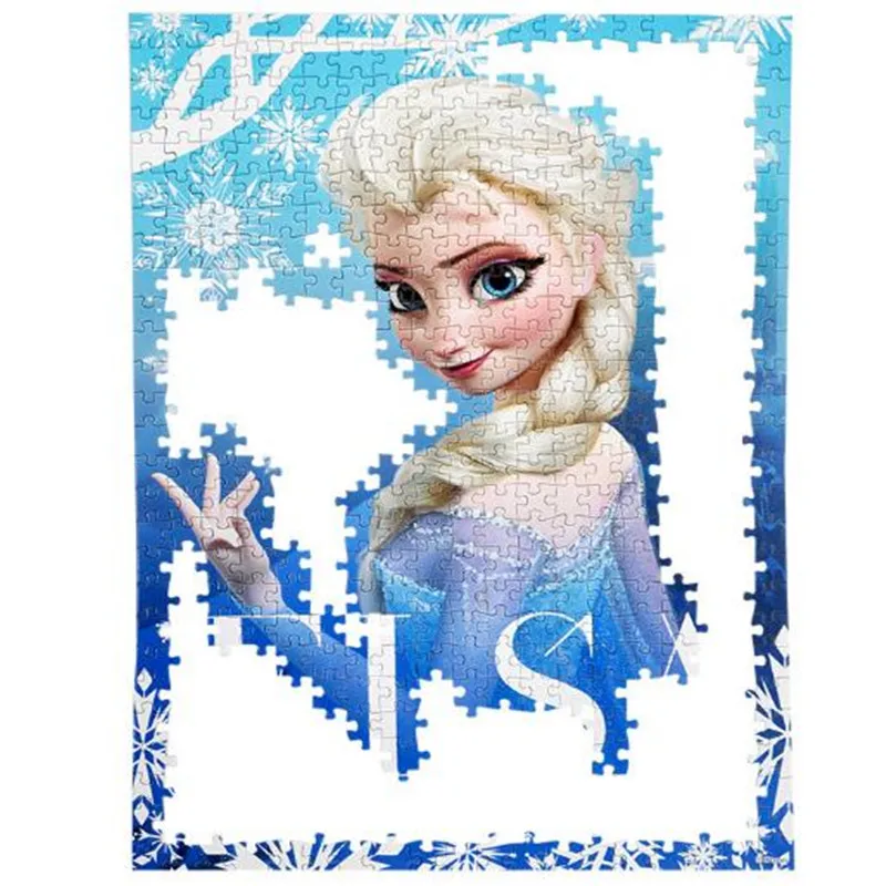 Disney Jigsaw Puzzle Toy 500 штук бумаги пазлы для взрослых с Микки пауком из мультфильма